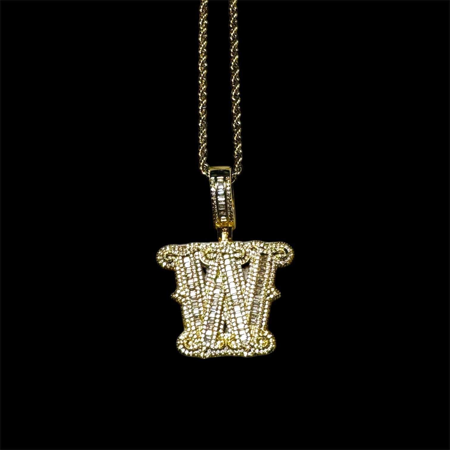 iced out initial pendant top – STRONG CHAIN