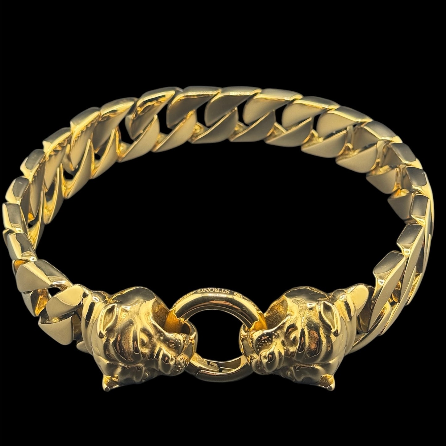 XL CUBAN CHAIN COLLAR (Bully head)