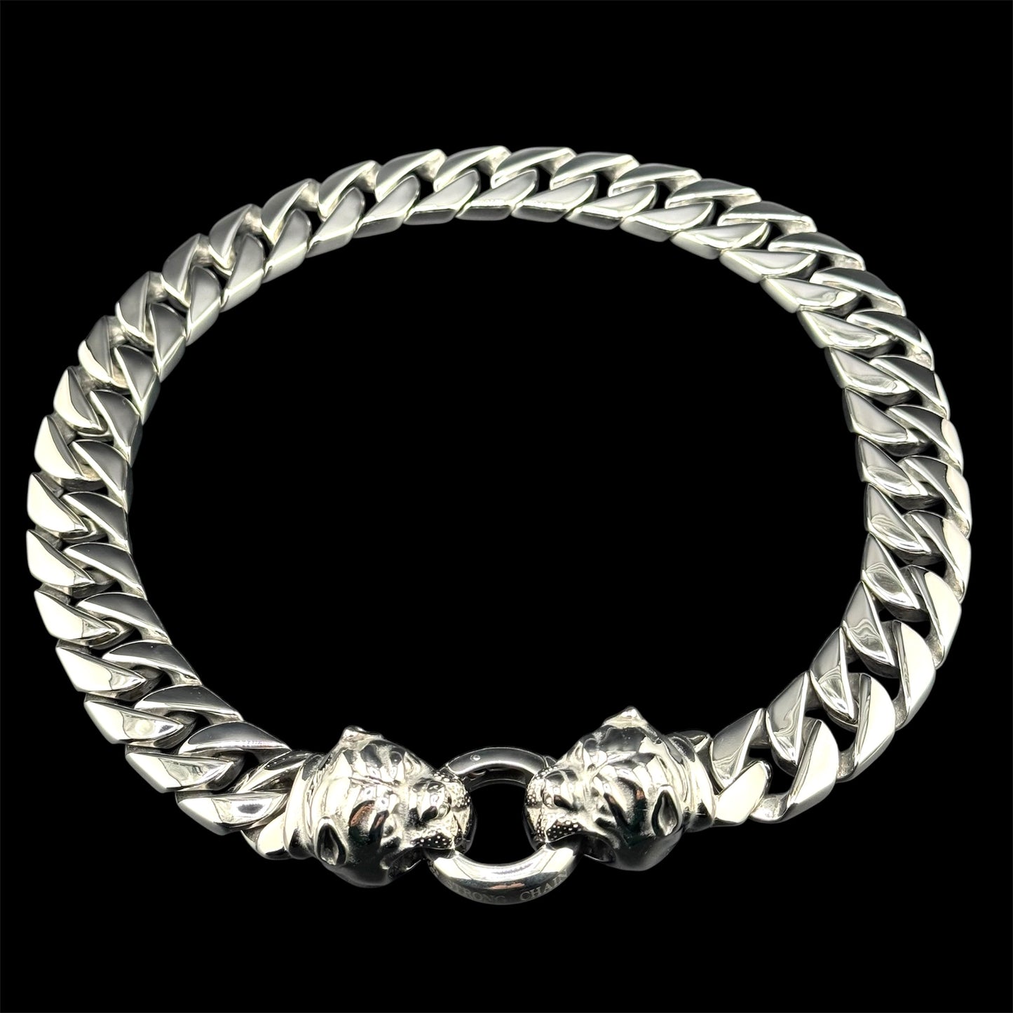 SMALL CUBAN CHAIN COLLAR(bully head)